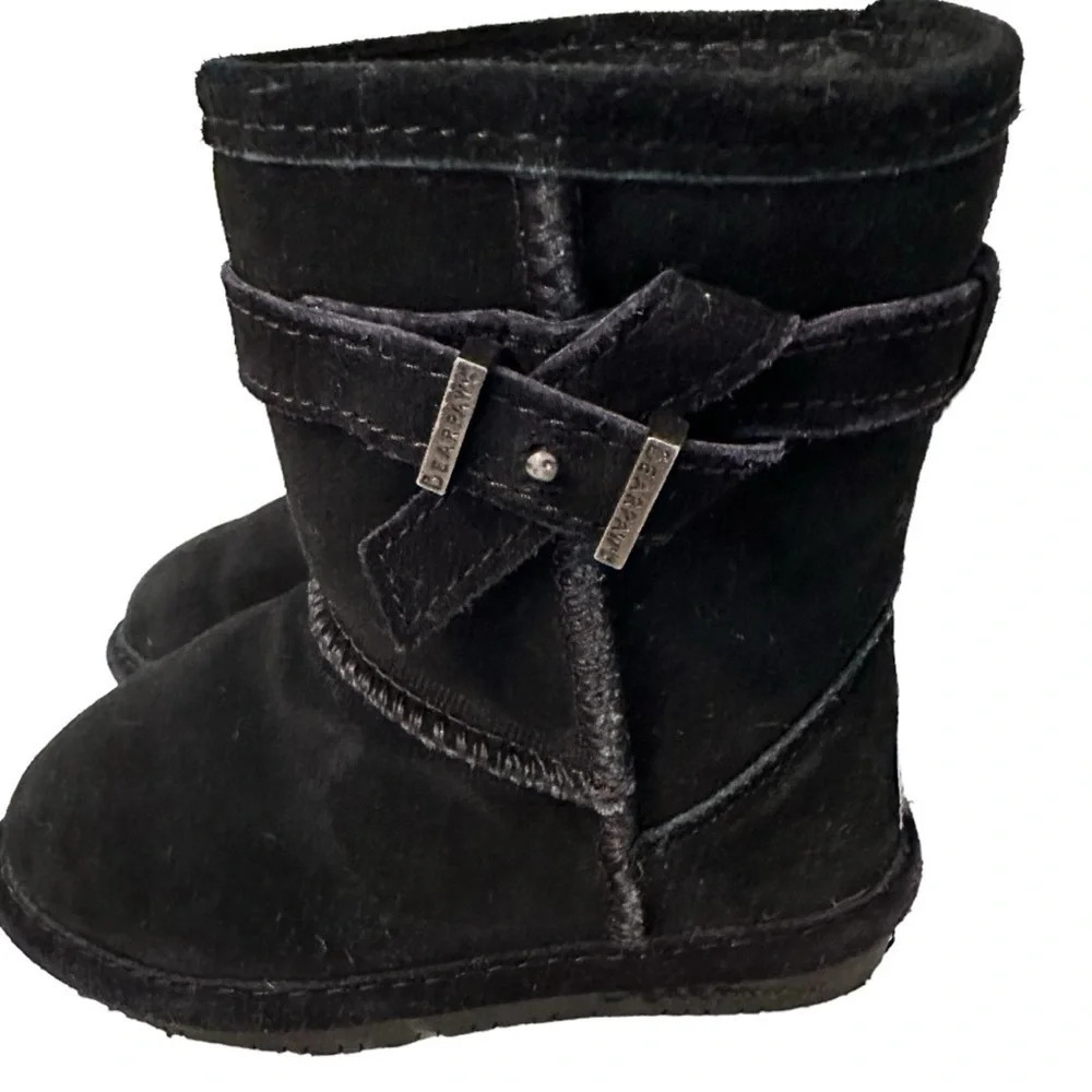BearPaw Toddler Girls Suede Boots